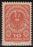 Austria 1919 Coat Of Arms 10 H Orange Scott 205